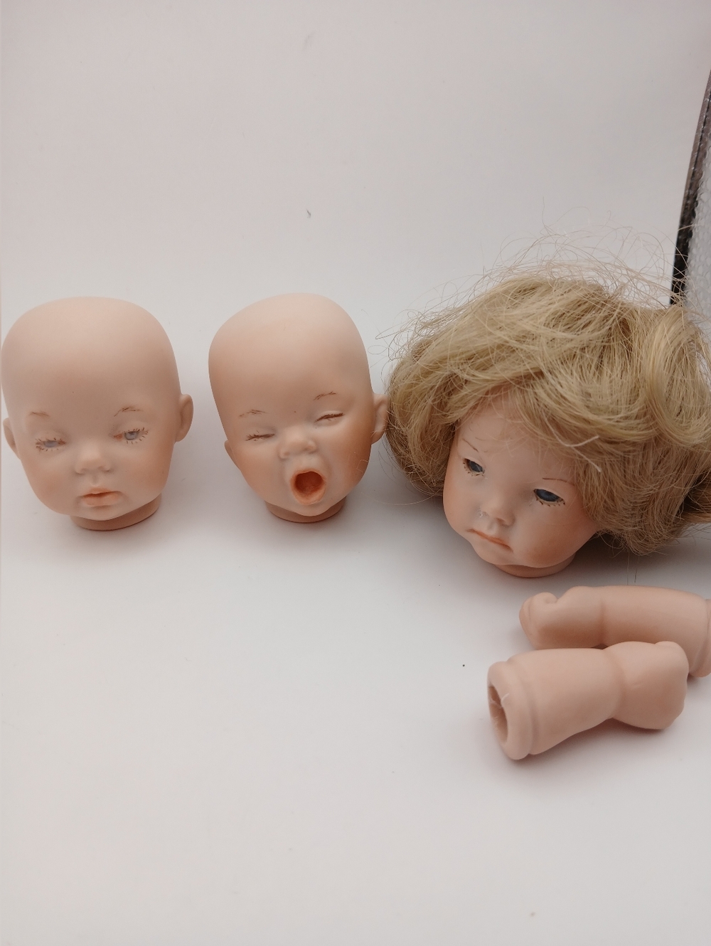 Vintage 1990s By Rubert Realistic Doll Heads